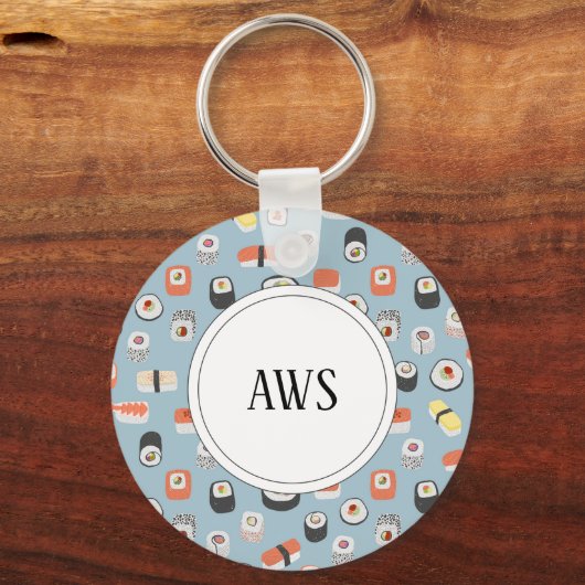 Monogram Sushi Schlüsselanhänger (Rückseite)