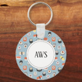 Monogram Sushi Schlüsselanhänger (Vorderseite)