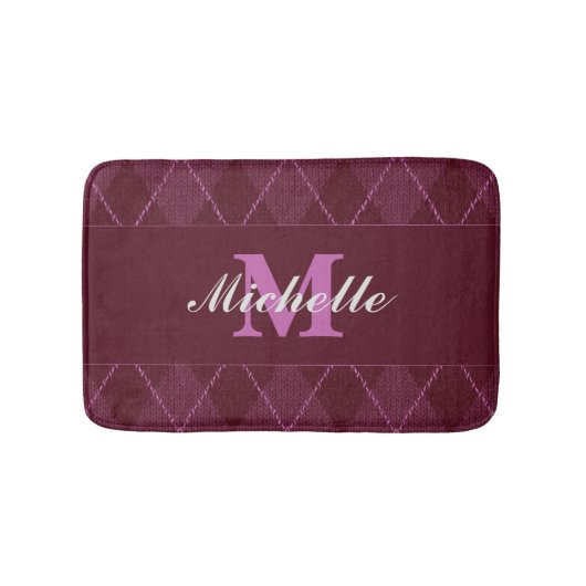 Monogram Sweater Bath Mat Badematte (Vorderseite)