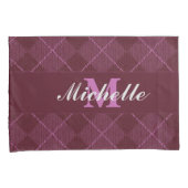 Monogram Sweater Pillowcases Kissenbezug (Vorderseite-Rechts)