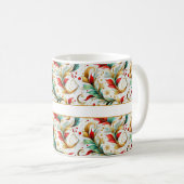 Monogram Swirbelt blumenreich Kaffeetasse (VorderseiteRechts)