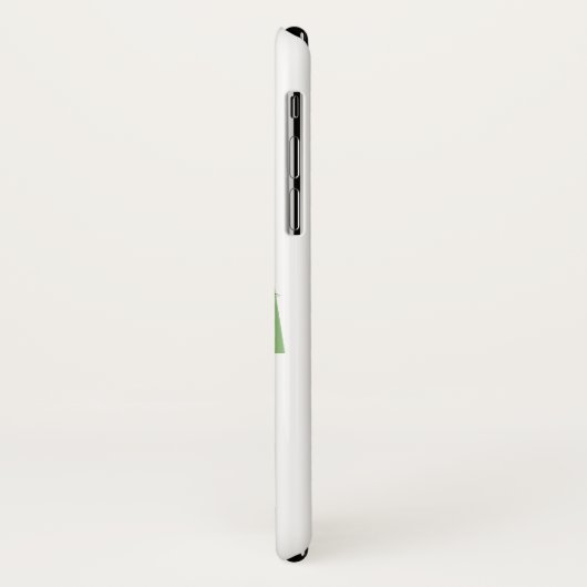 Monogram T Lavendel Eucalyptus Case-Mate iPhone Hülle (Hinten/Links)