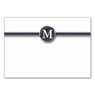 Monogram Table Starter Tischnummer