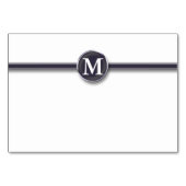 Monogram Table Starter Tischnummer (Vorderseite)