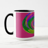Monogram-Tasse für den rosa Wirbelwind Tasse (Links)