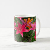 Monogram-Tasse Sommerliche Blume Kaffeetasse (VorderseiteRechts)