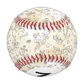 Monogram Tattoo Concept Baseball (Rückseite)