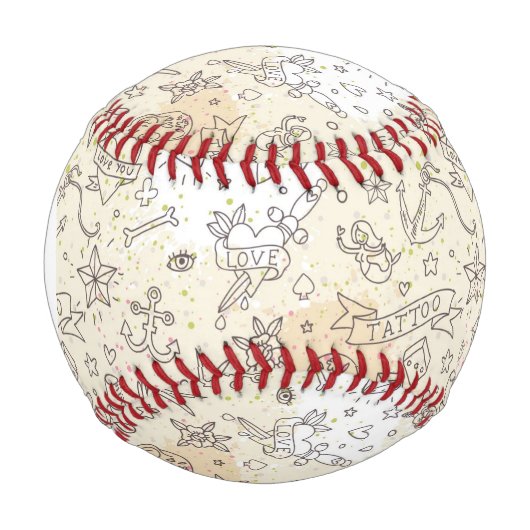 Monogram Tattoo Concept Baseball (Vorderseite)