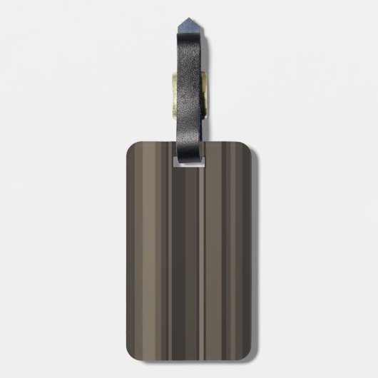 Monogram Taupe Gepäckanhänger (Rückseite vertikal)