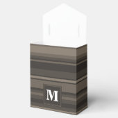 Monogram Taupe Geschenkschachtel (Geöffnet)