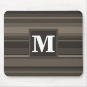 Monogram Taupe Mousepad (Vorne)
