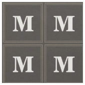 Monogram Taupe Stoff (Nahaufnahme)