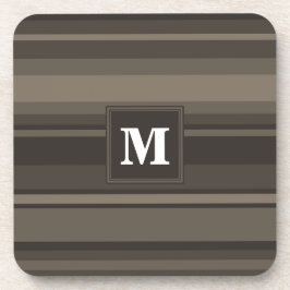 Monogram Taupe Untersetzer