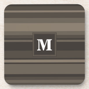 Monogram Taupe Untersetzer