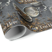 Monogram Tea Geschenkpapier (Rolleneckpunkt)