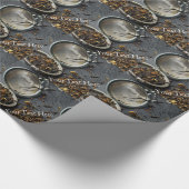 Monogram Tea Geschenkpapier (Ecke)