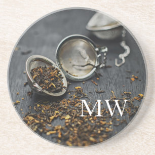 Monogram Tea Sandstein Untersetzer