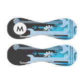 Monogram Technical halftone background 3 Baseball (Paneele)