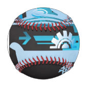 Monogram Technical halftone background 3 Baseball (Vorderseite)