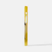 Monogram Template Foto Niedlich Katzengelb hell iPhone Hülle (Linke Seite)