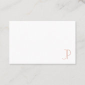 Monogram Template Moderne Elegant Beruflich Visitenkarte (Vorderseite)