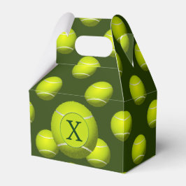 Monogram Tennis Balls Sportmuster Geschenkschachtel