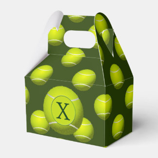 Monogram Tennis Balls Sportmuster Geschenkschachtel