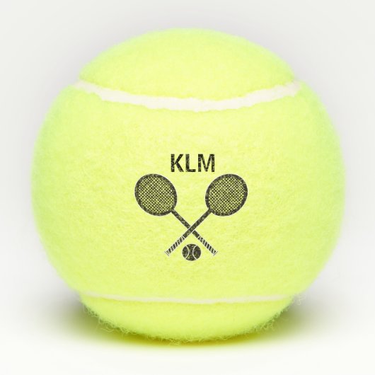 Monogram Tennis Tennisbälle (Rückseite)