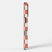 Monogram Terracotta Cream Prüfmuster Case-Mate iPhone Hülle (Rückseite / Rechts)