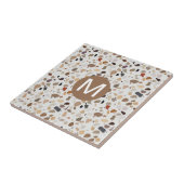 Monogram Terrazzo Moderner Stone-Look Fliese (Seite)