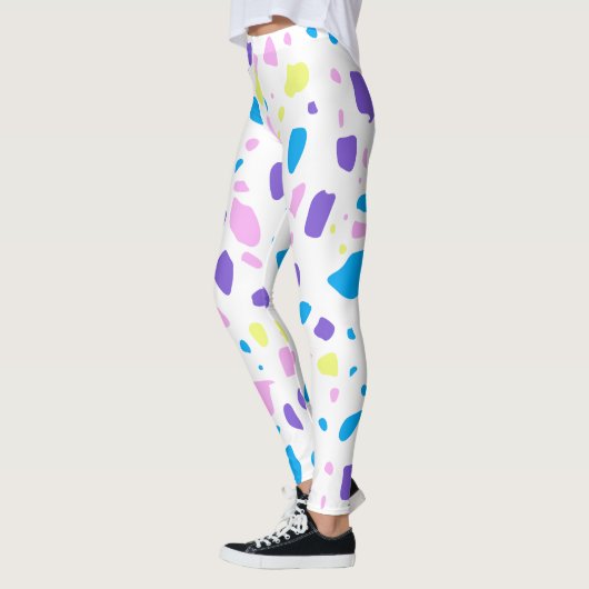 MONOGRAM TERRAZZO-PATTER MULTICOLOR LEGGINGS (Links)