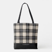 Monogram Thompson Kamel-Tartan-Karo-Muster Tasche (Rückseite)