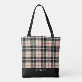 Monogram Thompson Kamel-Tartan-Karomuster Tasche (Rückseite)