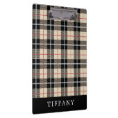 Monogram Thomson Kamel-Tartan-Karo-Muster Klemmbrett (Rechts)