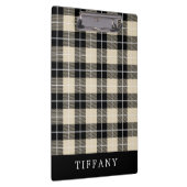 Monogram Thomson Kamel-Tartan-Karo-Muster Klemmbrett (Rechts)