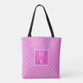 Monogram Tiled Square Pink GL Splitter Tasche (Rückseite)