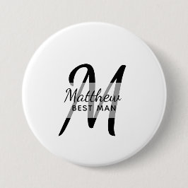 Monogram TRAUZEUGE Trauzeugen Trauzeuge Name hinzu Button