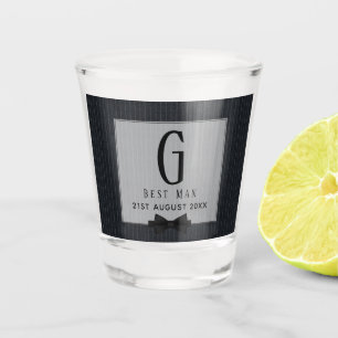 Monogram TRAUZEUGE Trauzeugen Trauzeuge PinStripes Schnapsglas