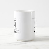 Monogram TRAUZEUGE Trauzeugen Trauzeuge Schwarze K Kaffeetasse (Mittel)