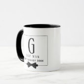 Monogram TRAUZEUGE Trauzeugen Trauzeuge Schwarze K Tasse (Vorderseite Links)