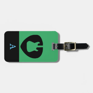 Monogram Travel Music Electric Bass Gitarre Gepäckanhänger