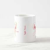 Monogram Treble Clef Music Kaffeetasse (Mittel)