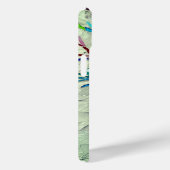 Monogram Tree of Life Mosaic Green Case-Mate iPhone Hülle (Rückseite / Rechts)