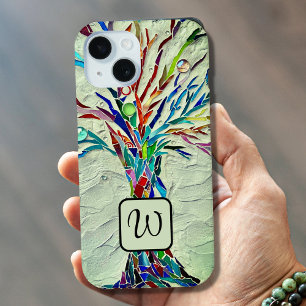 Monogram Tree of Life Mosaic Green Case-Mate iPhone Hülle