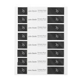 Monogram Trendy Geometric Black Pattern (Bogen)