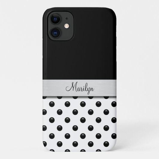 Monogram Trendy Modern Design Case-Mate iPhone Hülle (Rückseite)