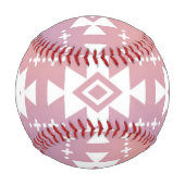 Monogram Tribal azbre ombre Muster Baseball (Vorderseite)