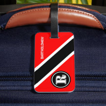 Monogram Triinidad und Tobago Flag