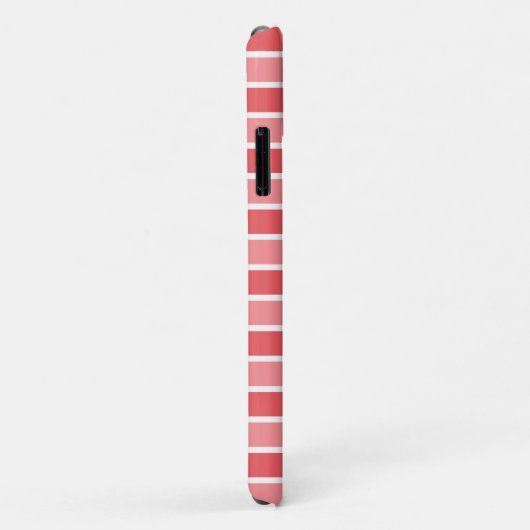 Monogram Trio Watermelon Pink Stripes Muster Case-Mate iPhone Hülle (Hinten/Rechts)