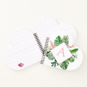 Monogram Tropical Palms Green Notizblock (Innenseite)